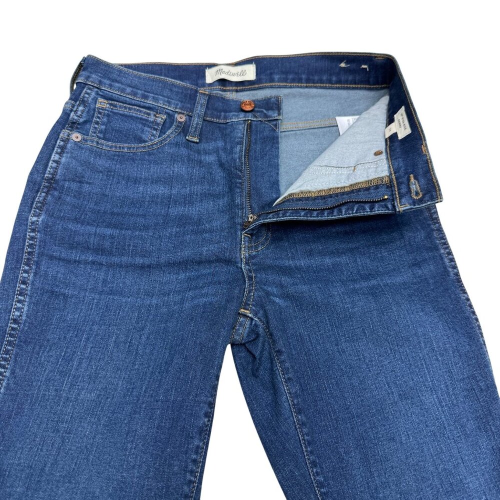 NEW Madewell 10" High-Rise Skinny Jean Womens Blue Denim Pants, Size 28 NWOT - Picture 4 of 11